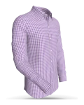 Youngstorget Gingham, Lavender classic business shirt