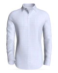 Delicias, Pastel Orchard Micro-Check classic business shirt