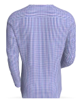 Delicias Royal &amp; Lavender Grid classic business shirt