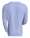Delicias Cobalt &amp; Azure Graph Grid classic business shirt