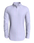 Lerma, Lavender &amp; Azure Check classic business shirt