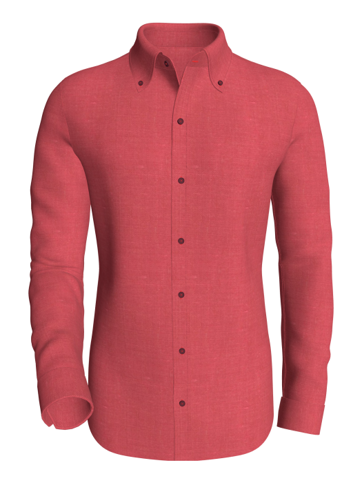 Limerick, linen Red casual shirt