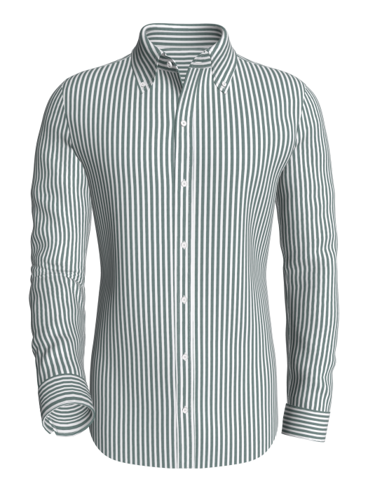 Oslo - Karl Johans gate Sage (#01) classic business shirt
