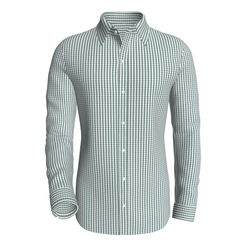 Youngstorget Gingham, Sage classic business shirt