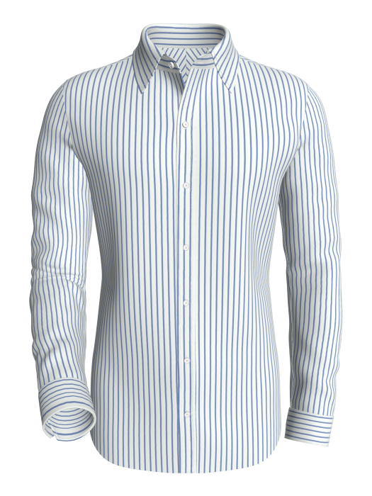 Cobalt Stripes, Blue classic business shirt