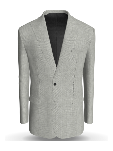 Aveda, SharkSkin Light Grey three piece suit