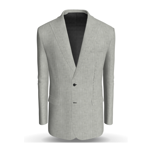 Aveda, SharkSkin Light Grey three piece suit
