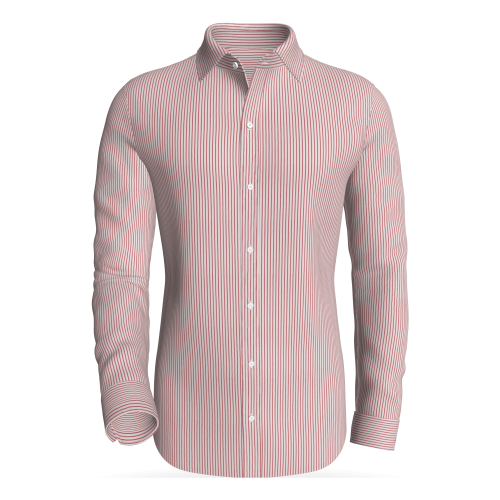 OSLO - Parkveien Sunset Glow Stripe- (#89) classic business shirt