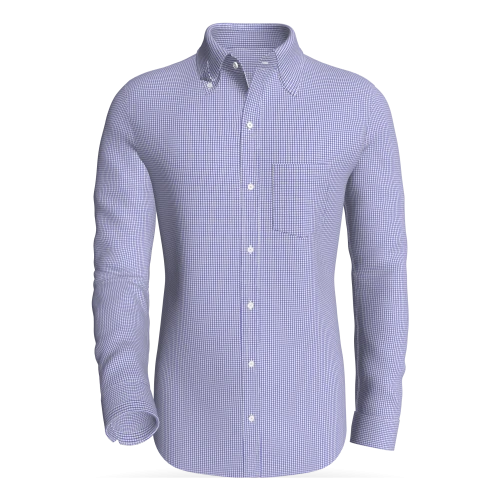 OSLO - Kvadraturen Royal Check (White Base)-(#90) classic business shirt