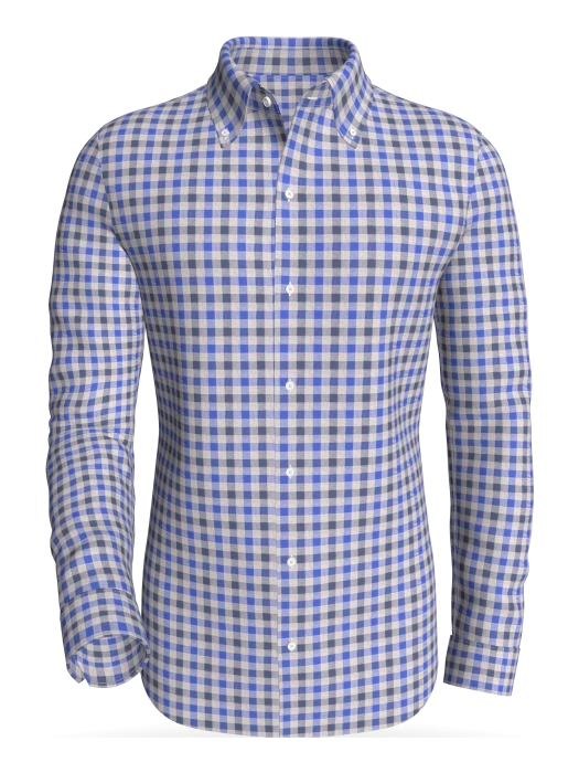 Briskeby Blue &amp; Slate classic business shirt
