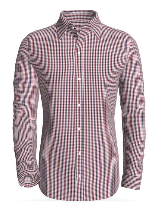 Majorstuen Midnight Claret classic business shirt