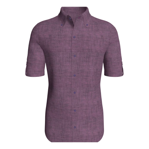 Dublin, linen Purple classic business shirt