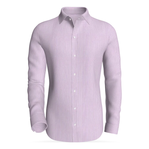 Akerselva, Lavender Pinstripe classic business shirt