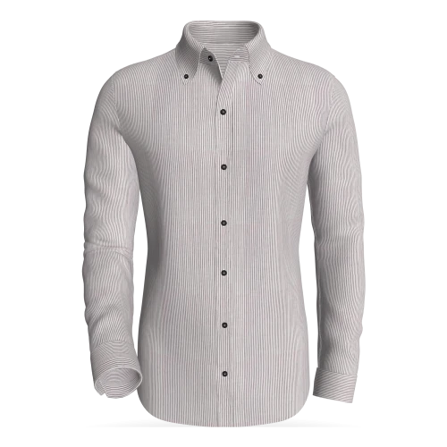 Akerselva, Charcoal Pinstripe classic business shirt