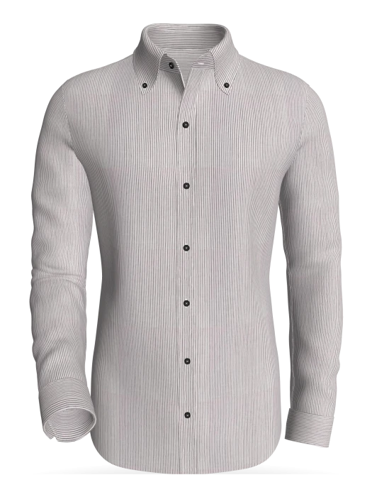 Akerselva, Charcoal Pinstripe classic business shirt