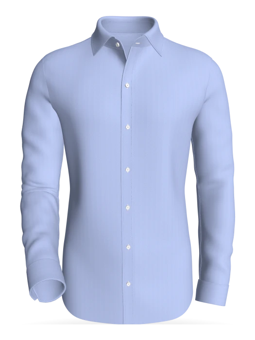 Alley Chevron, Storm Blue Herringbone classic business shirt