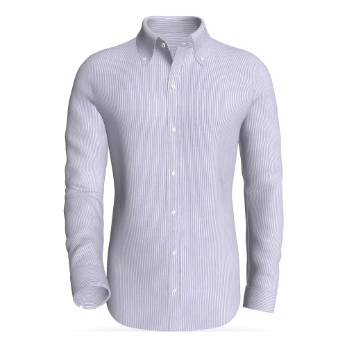 Akerselva, Periwinkle Pinstripe classic business shirt