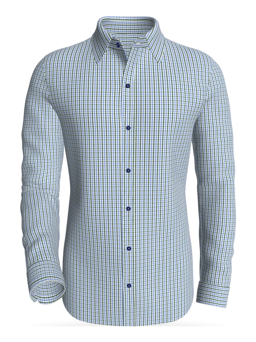Box Bay Saybrook,Royal &amp; Black classic business shirt