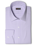 St Pölten, White and Light Purple Gingham check